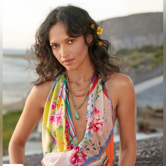 NWT Johnny WAS Stallion Silk Scarf - Picture 2 of 5